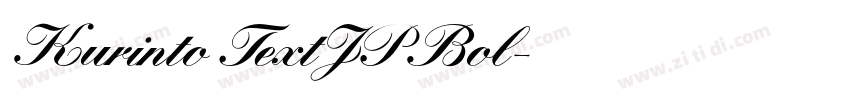 Kurinto Text JP Bol字体转换